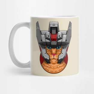 Feline mecha: Gundam Helmet Edition Mug